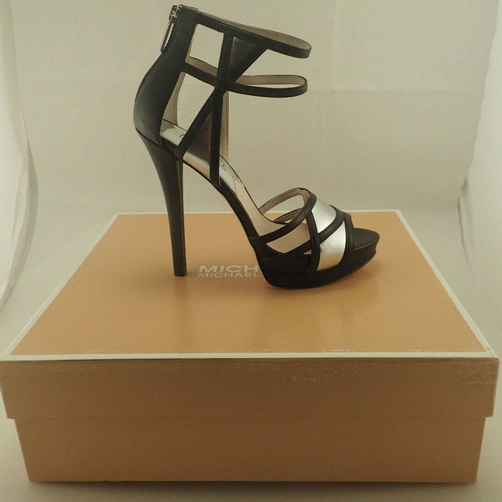 NIB MICHAELKORS MK 40R5JAHS4L JAIDA HEELS SZ. 8